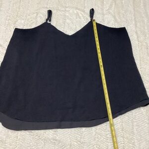 Women’s Sz 3 Torrid Spaghetti Strap Gray Plus Sz Layer Blouse Sleeveless Top
